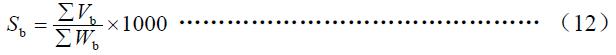 噸原料耗水按式（12）計算。